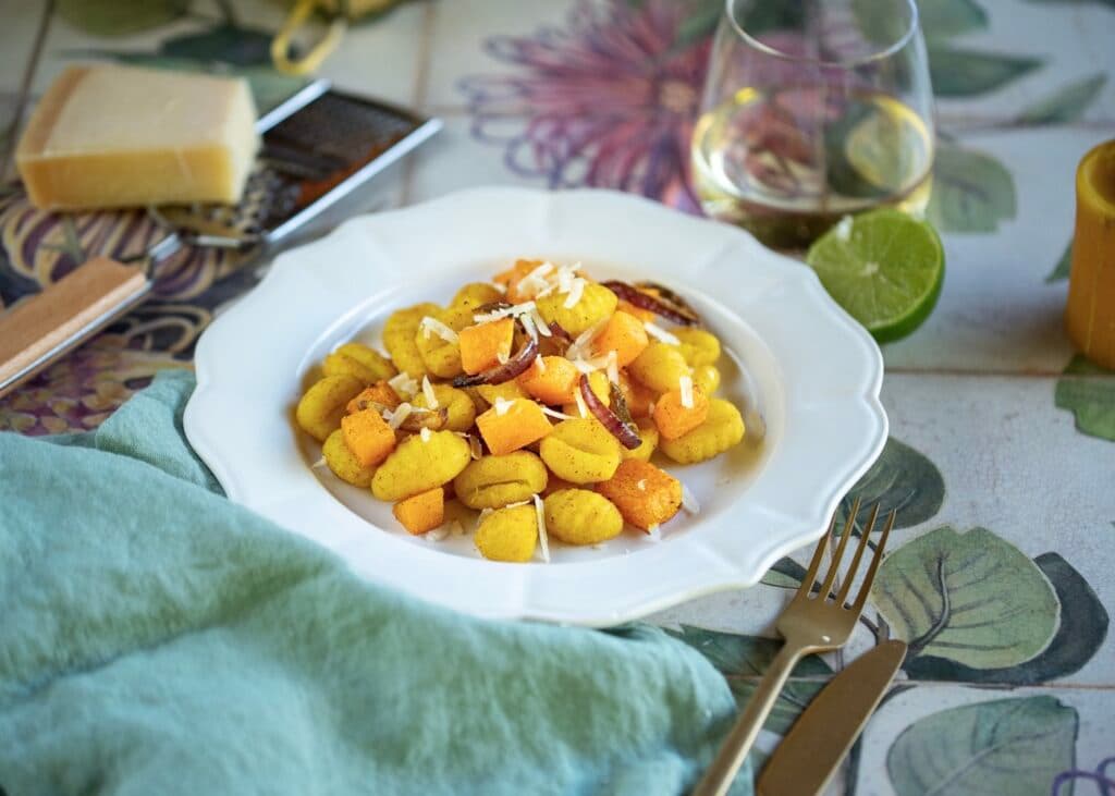 recette gnocchis rôtis épices courge
