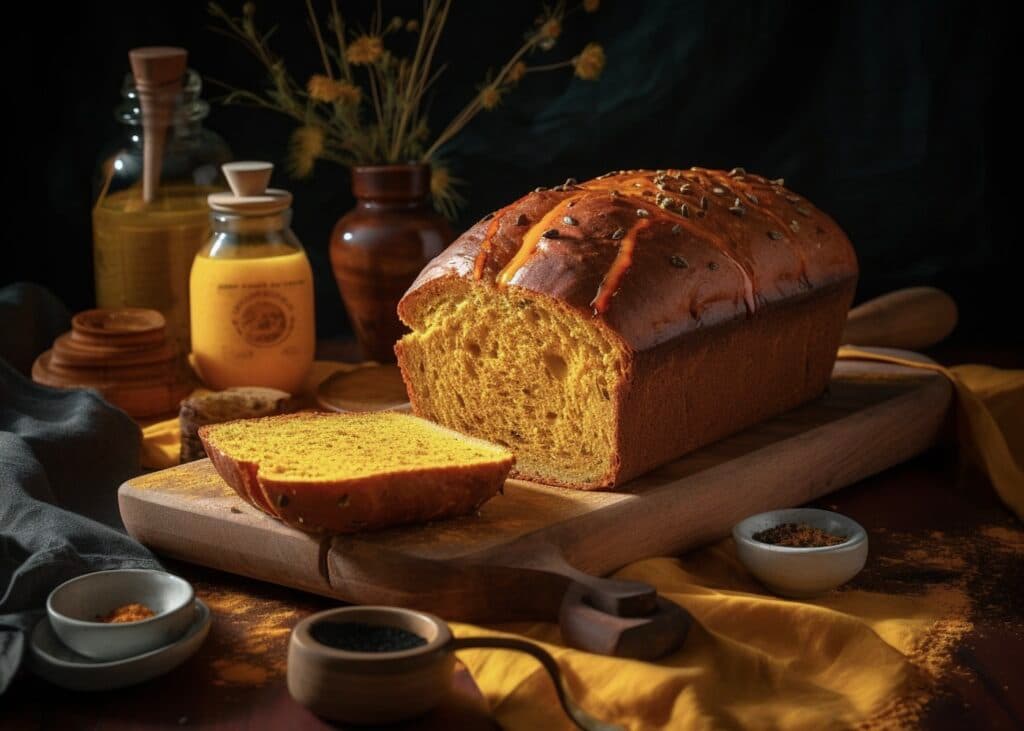 recette pain au curcuma facile et sain