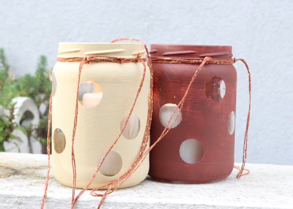 photophore en verre à fabriquer soi-même