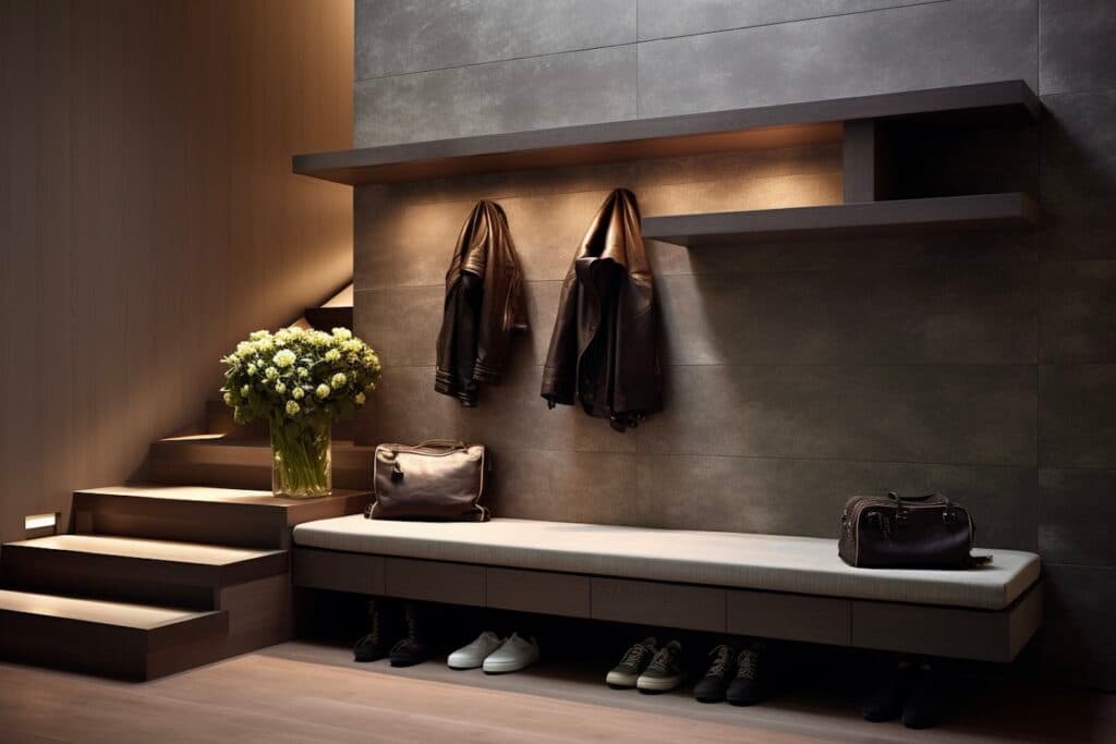 banc entrée design aménager blog déco