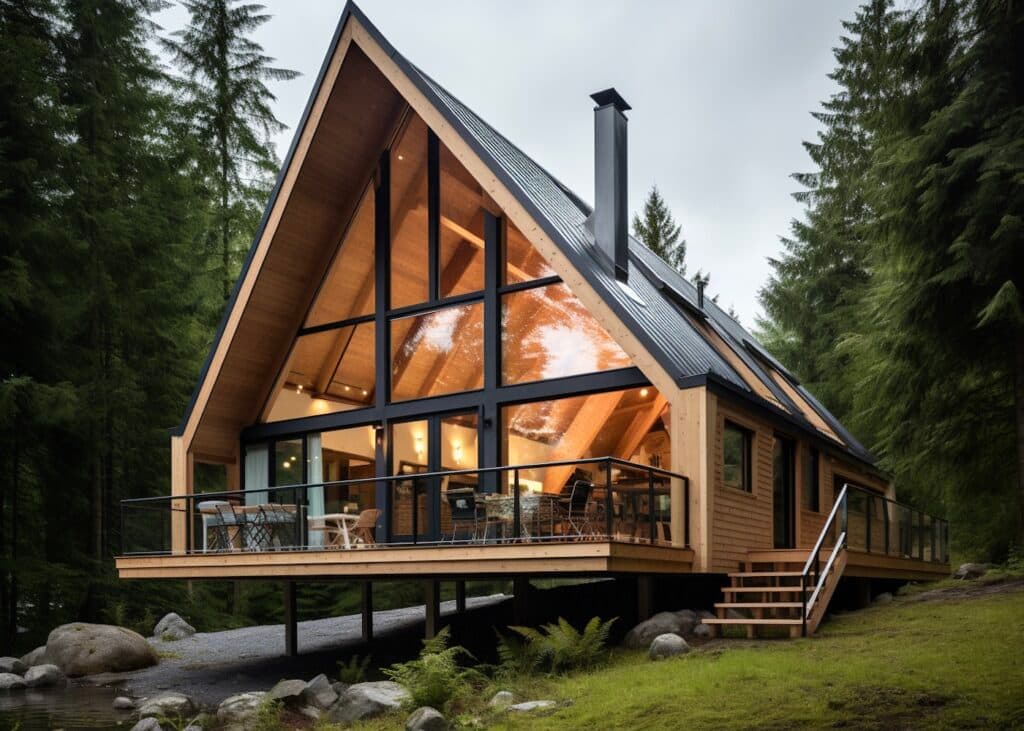 maison autonome énergie renouvelable écologique bois