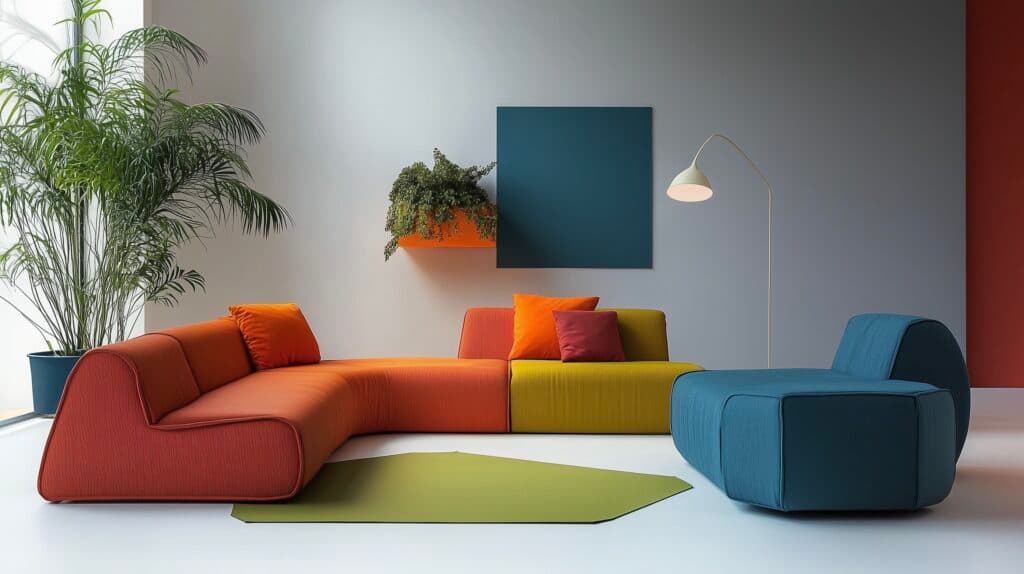 Atmosphera magasin déco fauteuil modulable coloré