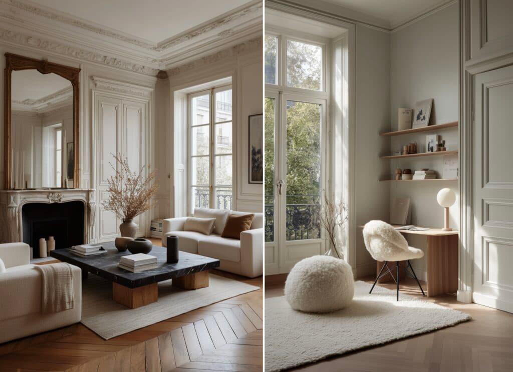 rénovation appartement haussmanien - blog déco architecture - clemaroundthecorner