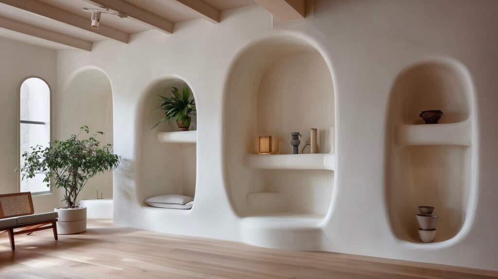 niche murale diy plâtre tutoriel facile