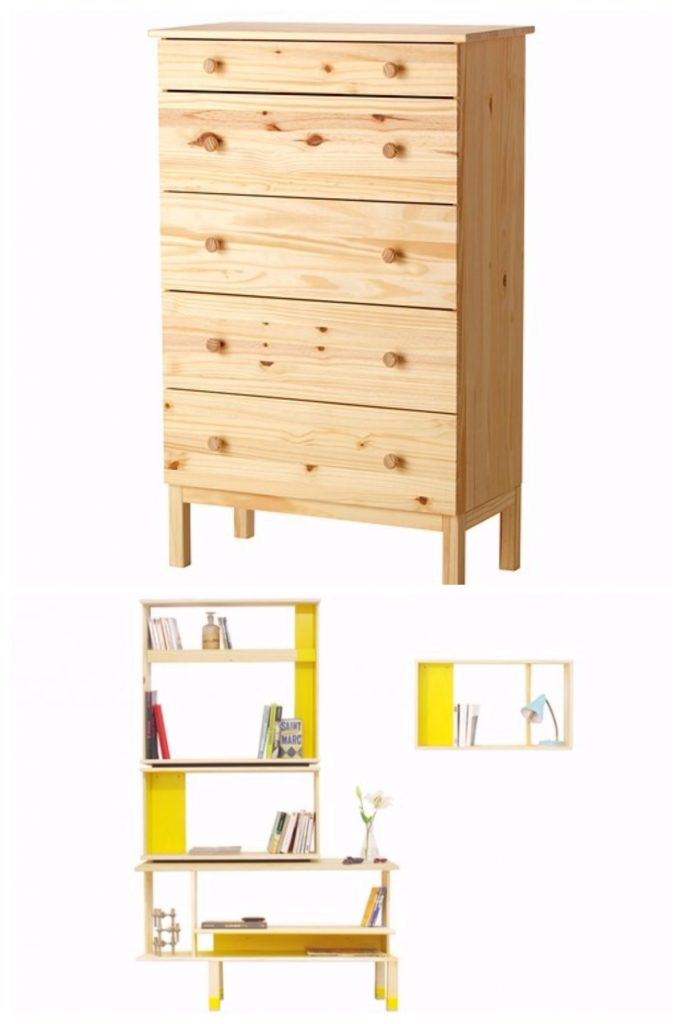 ikea hacks commode transformée en bureau