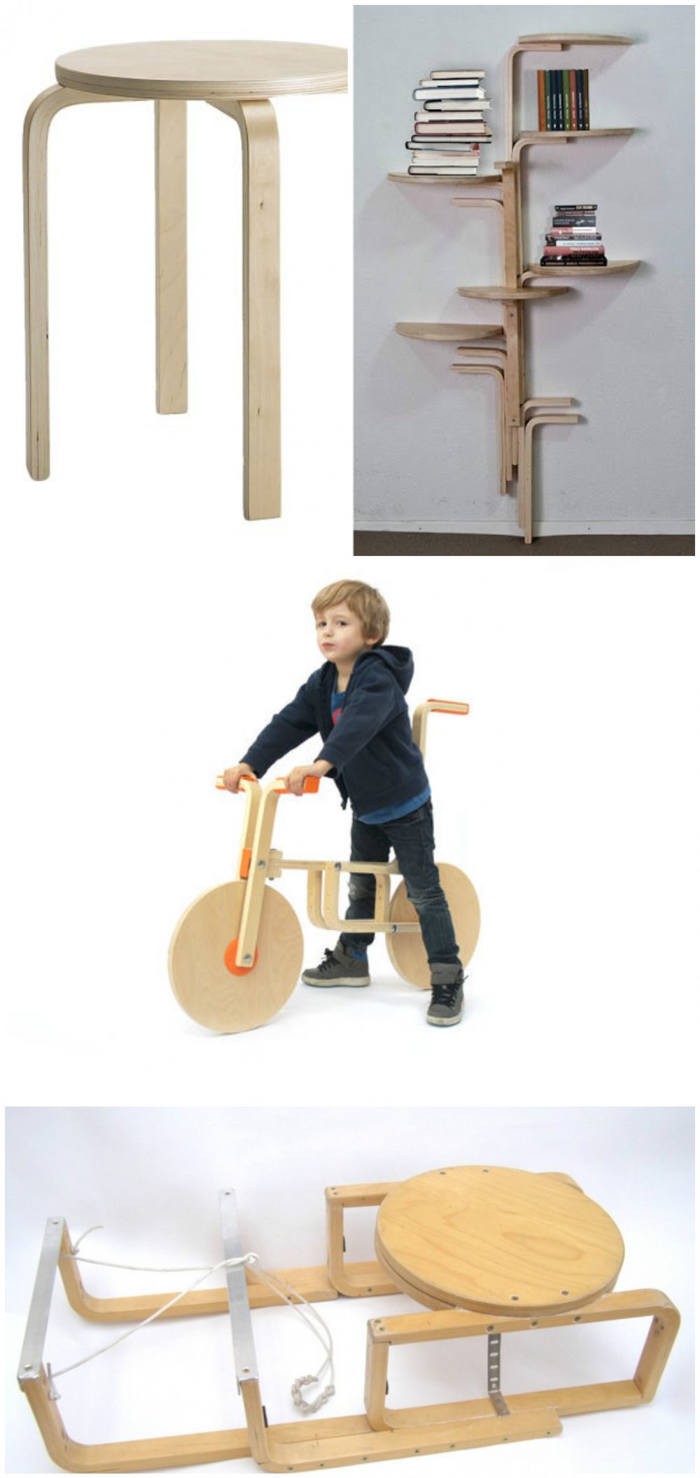 transformer un meuble IKEA facilement le tabouret frosta en étagère draisienne luge