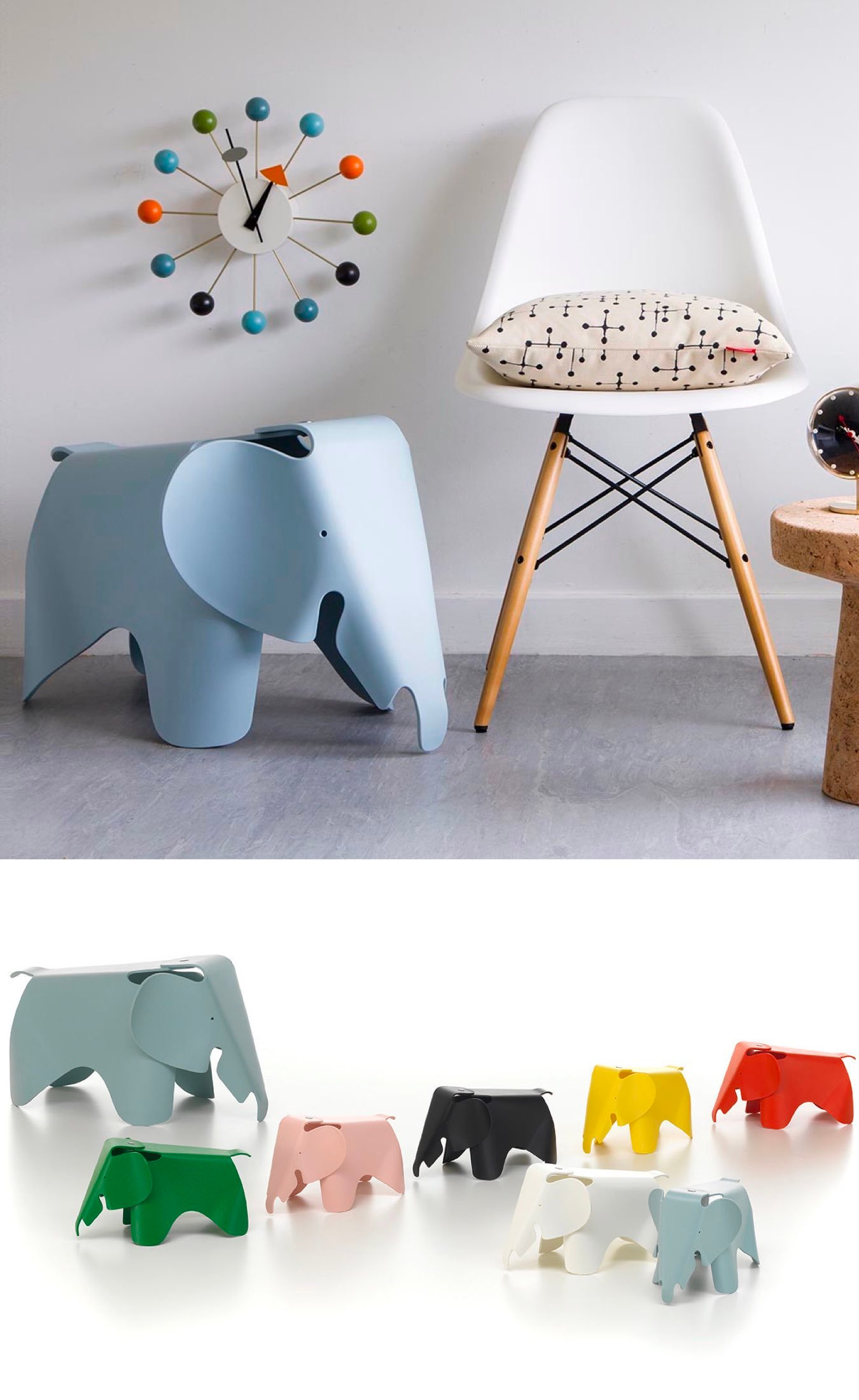 tabouret éléphant enfant bébé - blog déco - clem atc