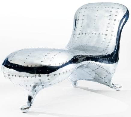 marc newson lockheed lounge aluminium