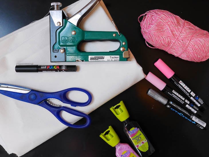 lack ikea hack pouf matériel diy