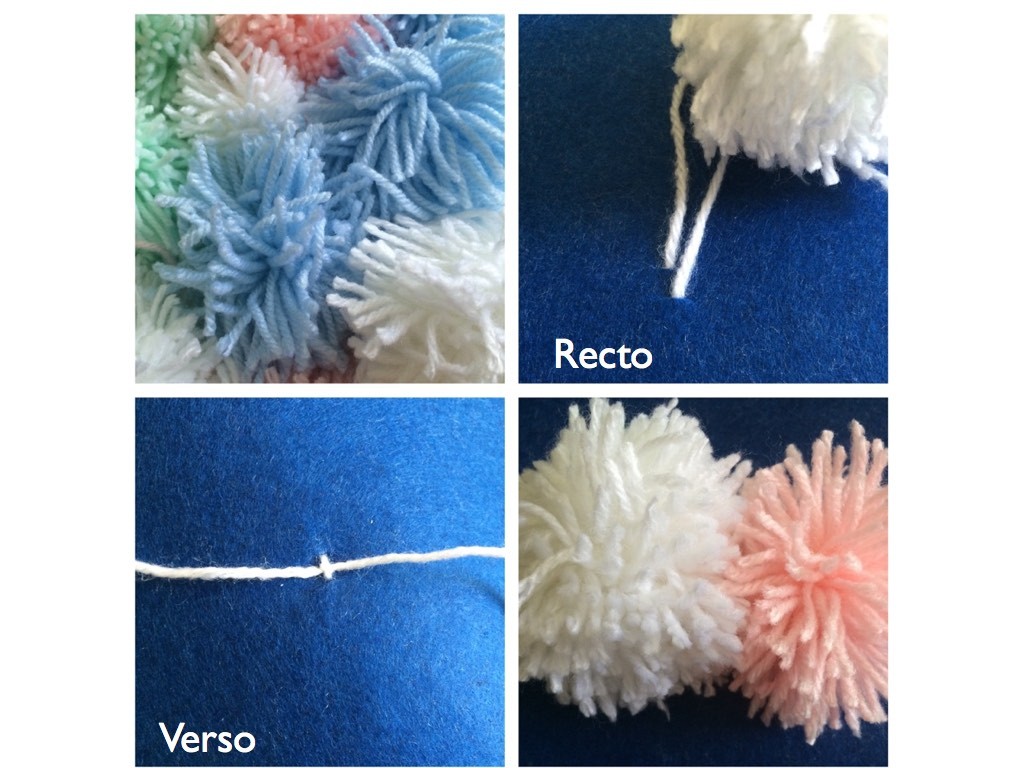 Tuto DIY Tutoriel Tapis de pompons en laine. www.clemaroundthecorner.com