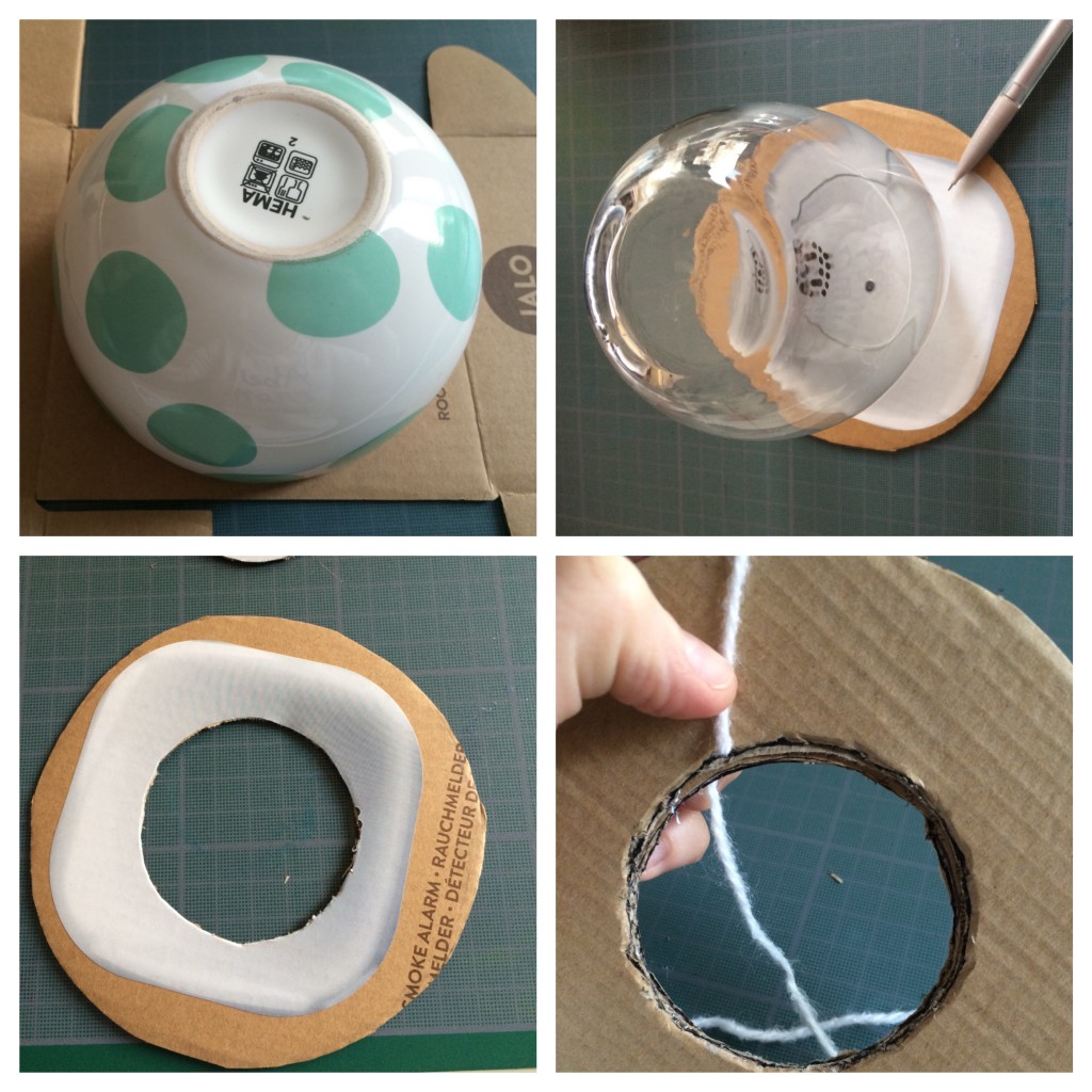Tuto DIY Pompons avec disque de carton