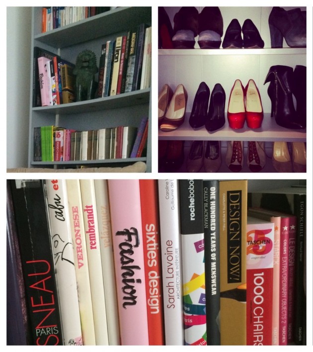 Billy bibliothèque et placard à chaussures.