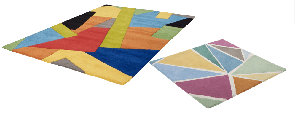 Tapis moins cher made for design origami cubisme.