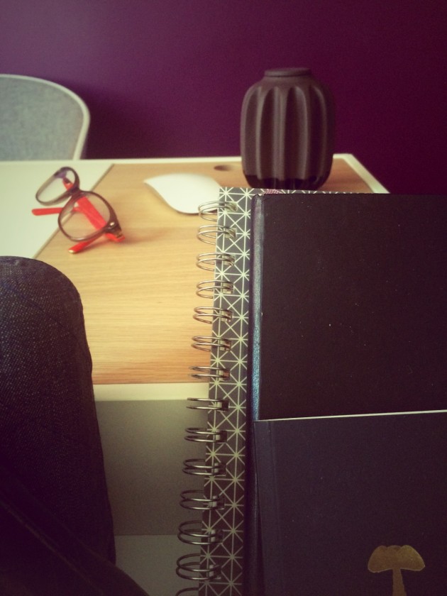 Carnet moleskine déco pomme diffuseur nature et decourvertes.