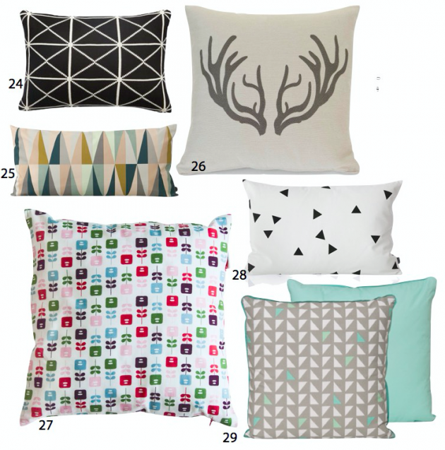Coussin scandinave www.clemaroundthecorner.com 