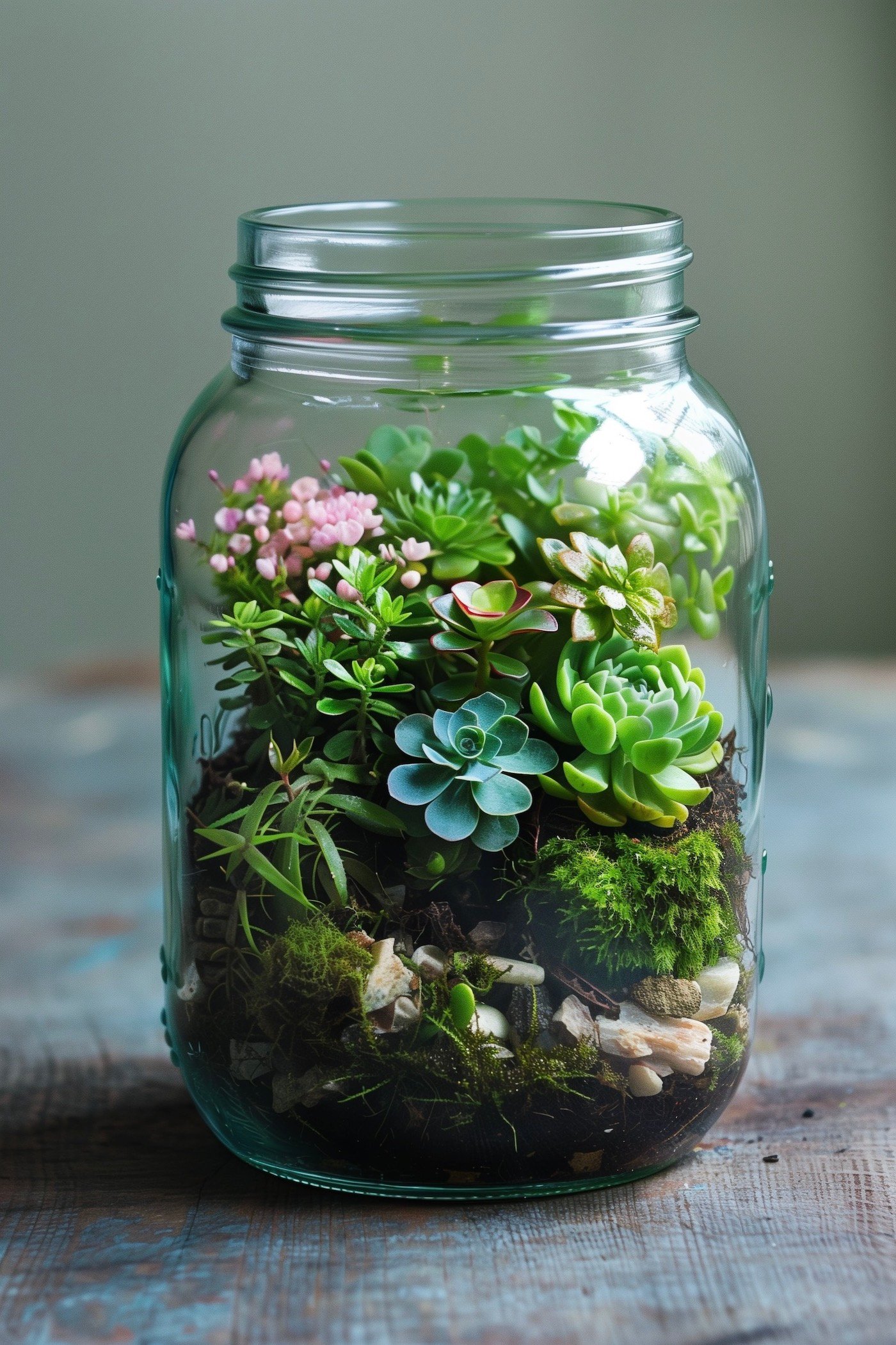 terrarium original bocal ball mason jar diy