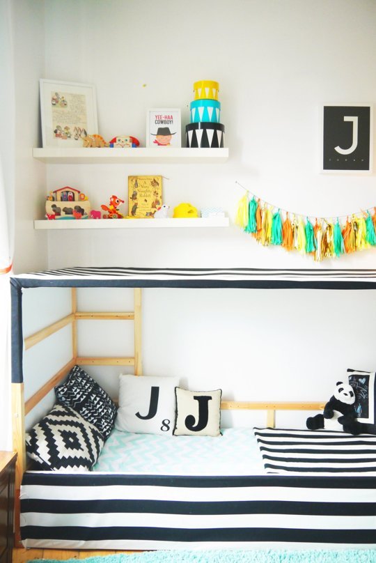 lit cabane IKEA Hack lit Kura.