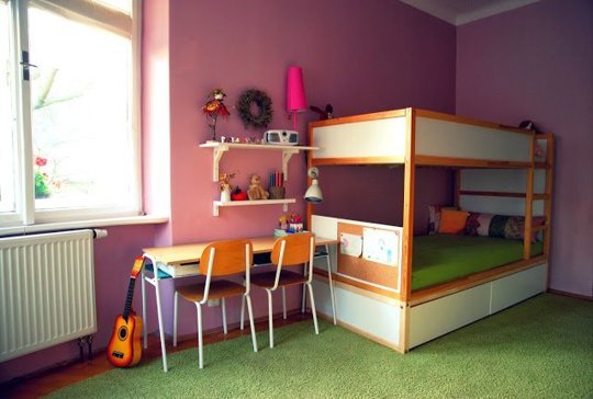 rangement pour lit IKEA Hack lit Kura.