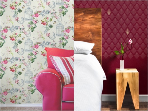 art nouveau déco sur les murs