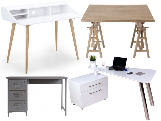 Bureau design pour ado adolescent architecte scandinave.