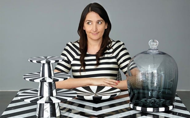 Bethan Gray portrait design marbre noir rayure blanche Duomo di Siena