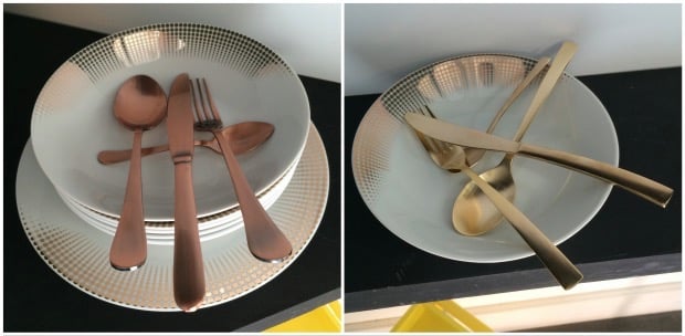 conforama vaisselle cuivre or collection metal noel 2015. Nouveautés Conforama AH 2015 2016.