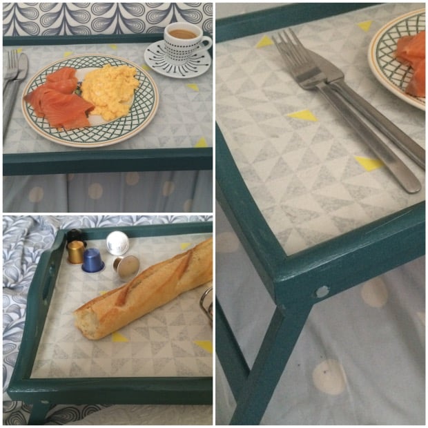 tuto diy decorer un plateau de petit dejeuner.