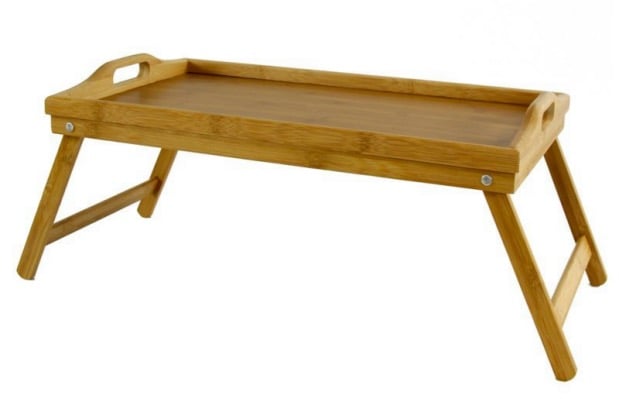 Relooker un plateau de petit dejeuner en bambou