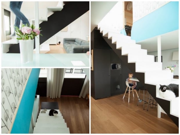 duplex a montreuil architecture escalier.