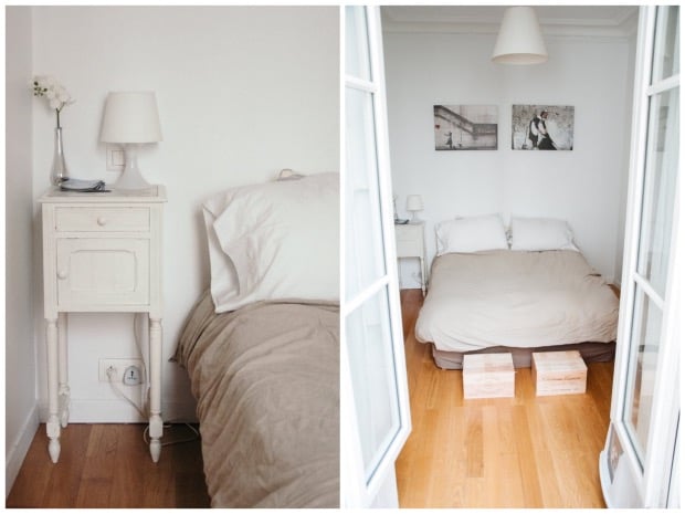 Chambre appartement mix and match à paris.