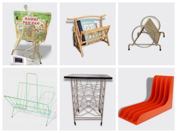 Sélection de porte vinyles vintage sur BrocantLab.