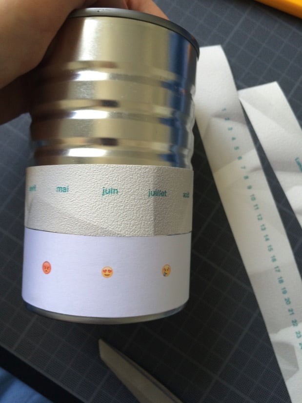 calendrier perpetuel diy tutoriel papier peint.