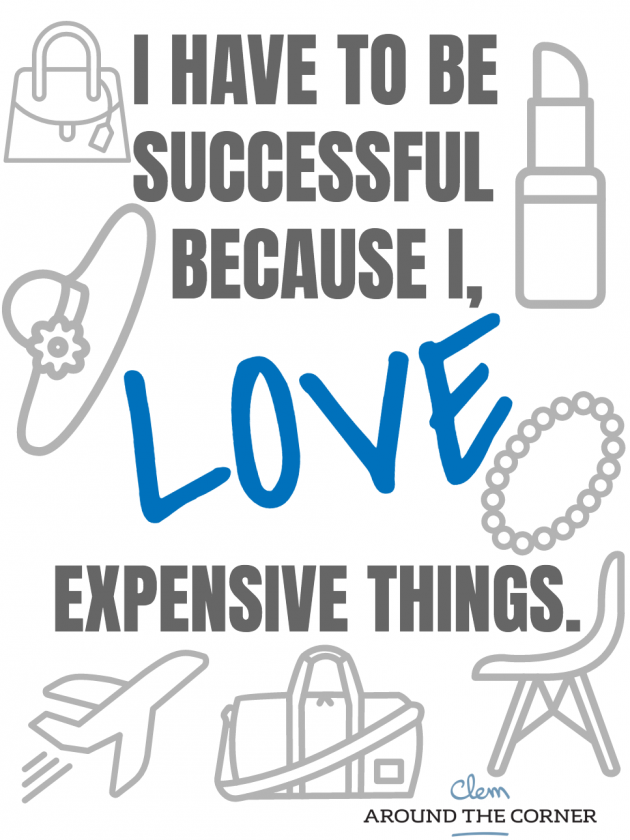 motivation quotes phrase affiche accro shopping clemaroundthecorner