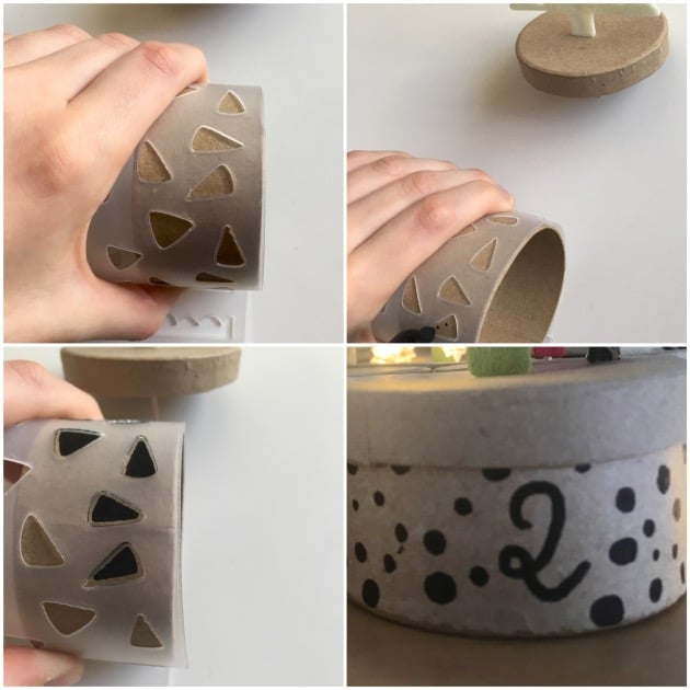 DIY calendrier de l'avent forêt de sapins pas a pas