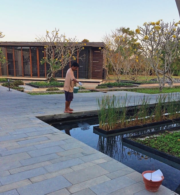 Alila Villas Uluwatu bassin poisson