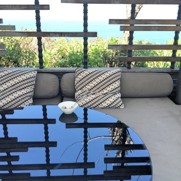 table miroir Alila Villas Uluwatu