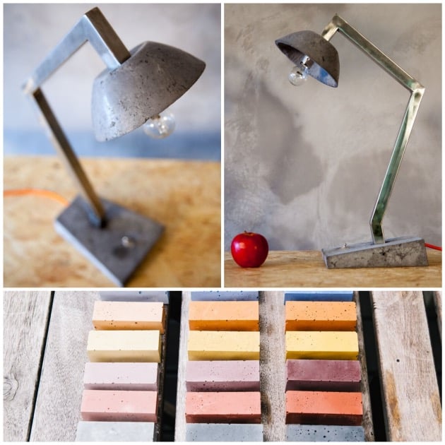 lampe de bureau en beton the french vikings