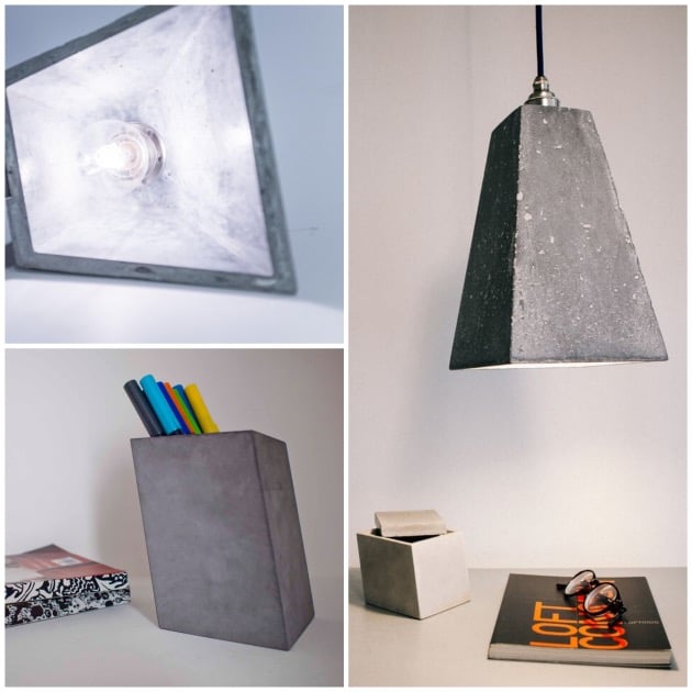 suspension en beton pot a crayon the french vikings