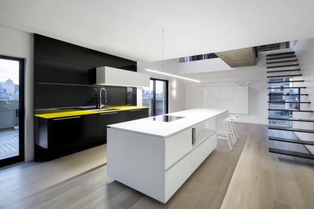 cuisine minimaliste Moshe Safdie Habitat 67
