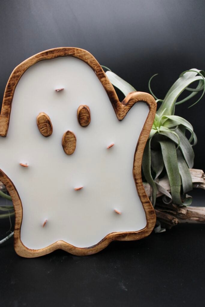 bougie artisanale chic fête diner Halloween