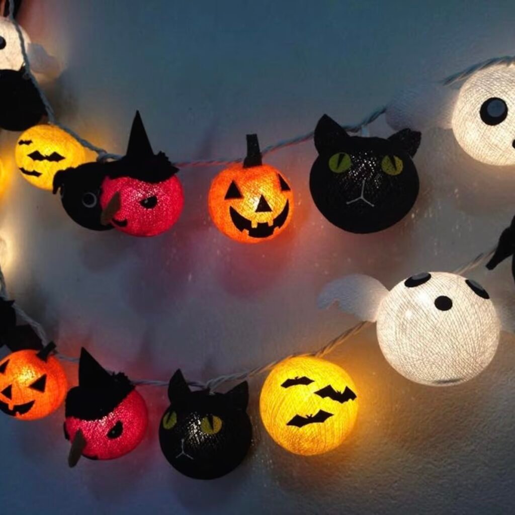 guirlande Halloween Etsy cordage à faire soi-même