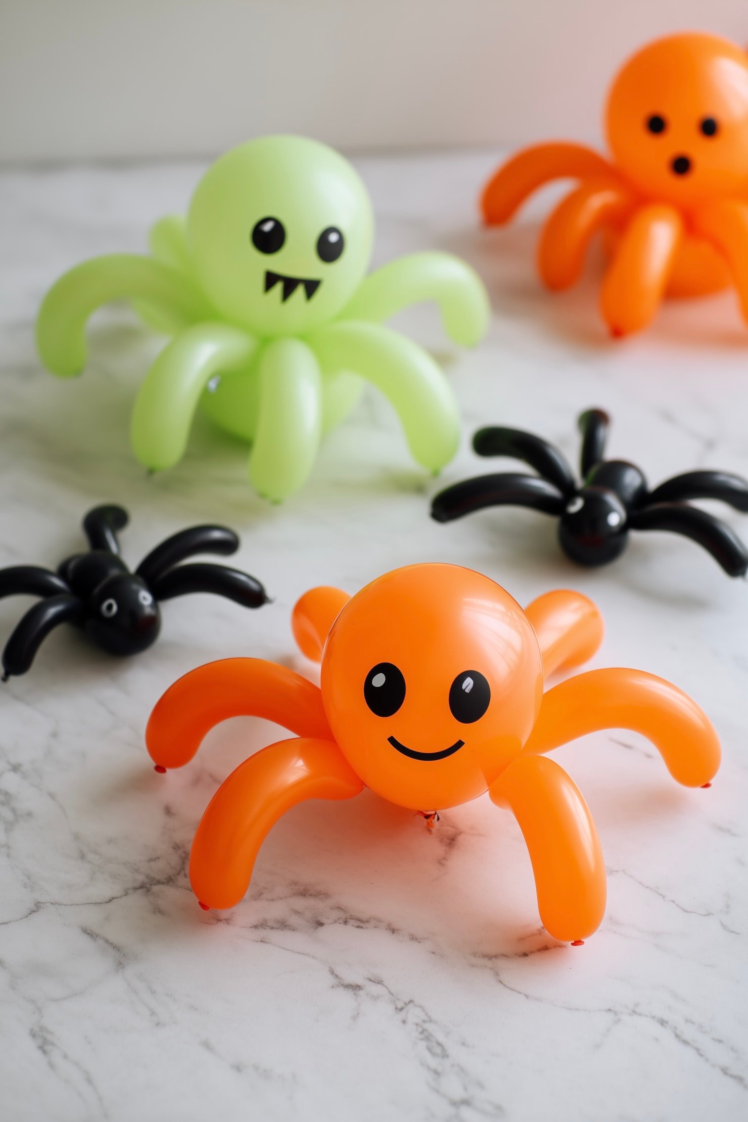 pliage ballon baudruche araignée