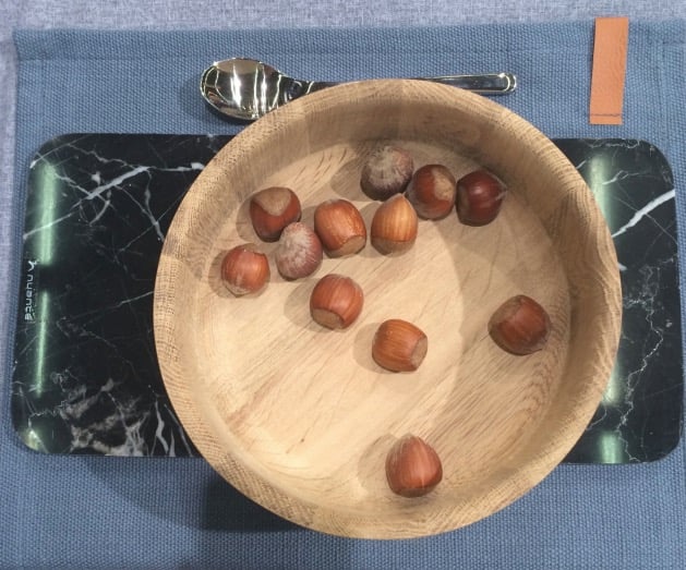 plateau imitation marbre vert design scandinave