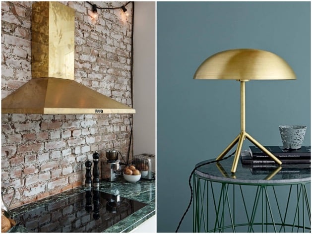 marbre et laiton tendance deco 2016