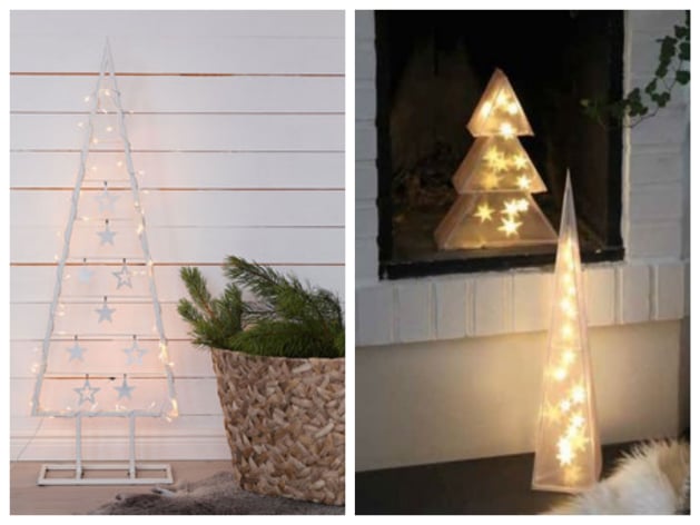 faux sapin de noël lumineux led