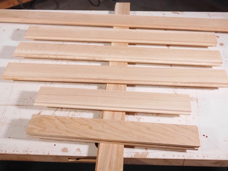 DIY sapin de noel en bois parquet upcycling