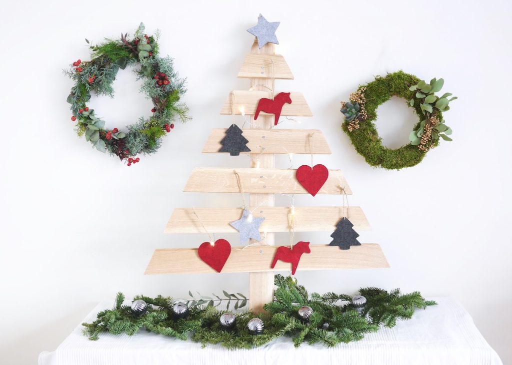 YouTube DIY sapin de noel en bois parquet upcycling