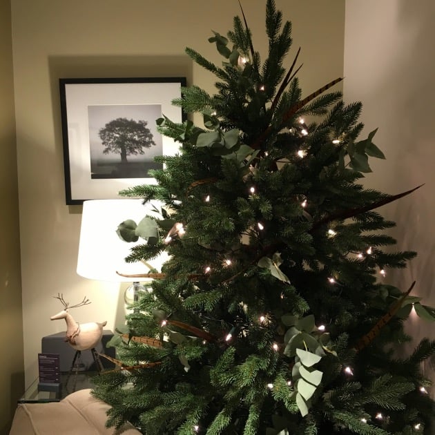 sapin de noel a plumes