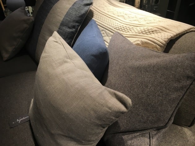boutique déco à paris coussin lin et laine