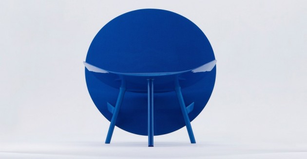 le fauteuil chaise Halo par Hypetex fibre de carbone